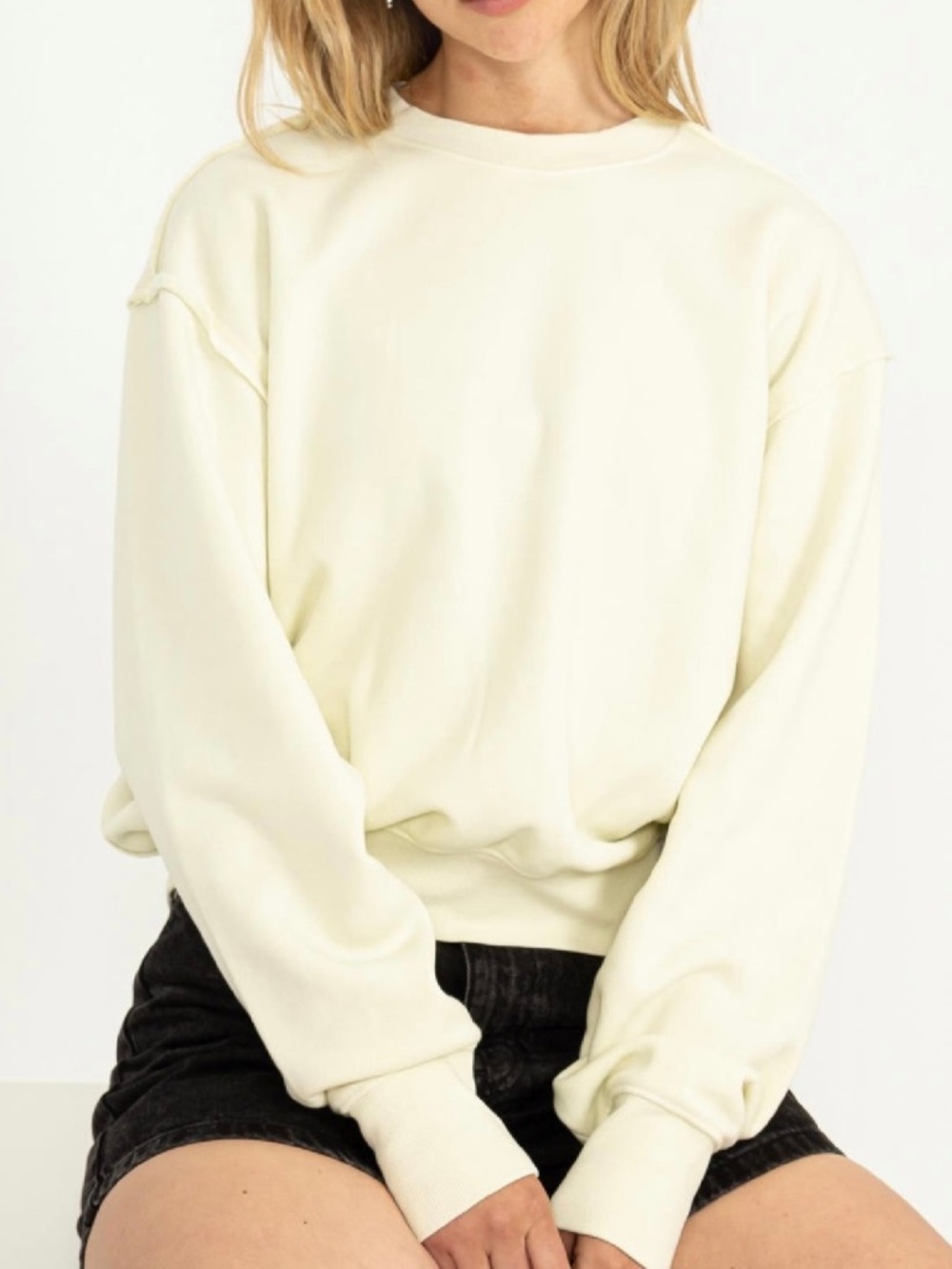Cream Crewneck Sweatshirt